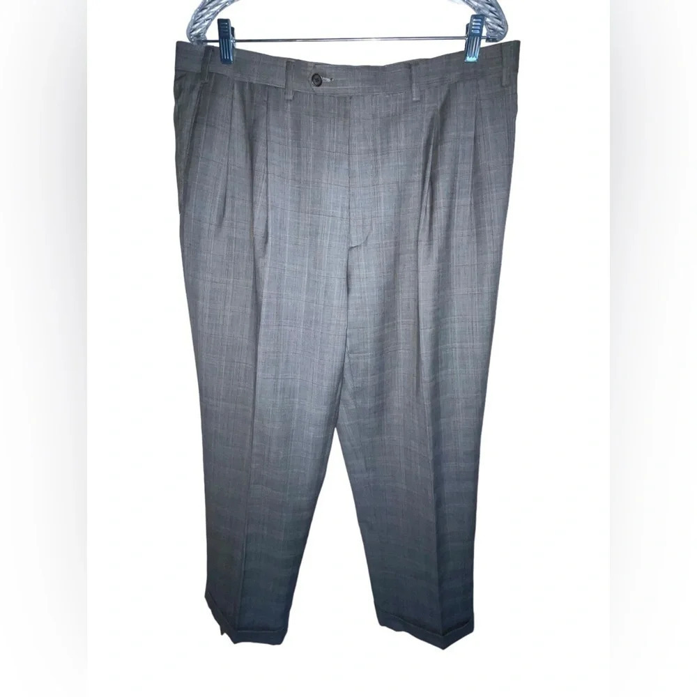 Lauren by Ralph Lauren Cuffed Wool Dress Pants Light Gray Women’s Size 38x30"